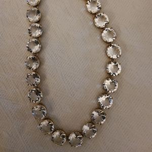 Jcrew oversized faux stone necklace